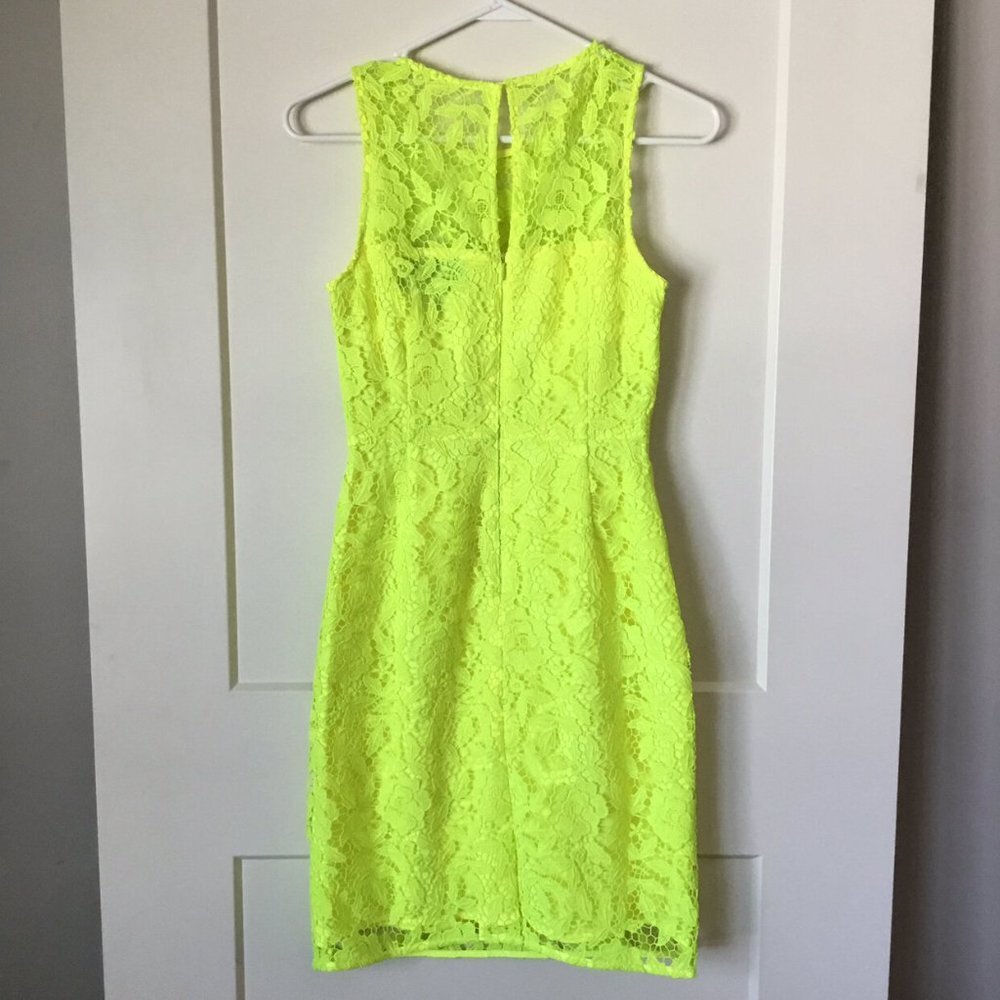 Women’s J. Crew Collection Yellow Dress Size 2 - Picture 6 of 6